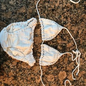 Coachella XS Victoria’s Secret crochet bikini